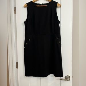Gently worn black Talbots shift 14 P